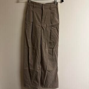 Urban outfitters khaki pleated trousers size xs